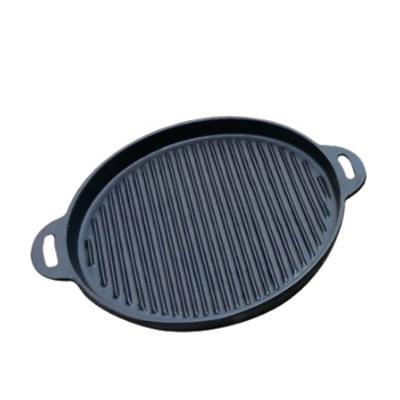 China China Manufacturer Sustainable Cast Iron Round Griddle Grill Pan for sale