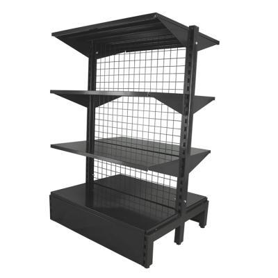 China High Quality Gondola Metal Shelving Supermarkets Machines Single Sided / Double Sided Shop Shelves for sale