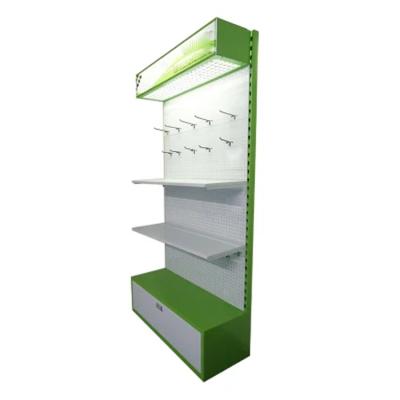 China Guangdong Hardware Single Sided / Double Sided Tools Show Rack Pegboard Machine Tool Shelf for sale