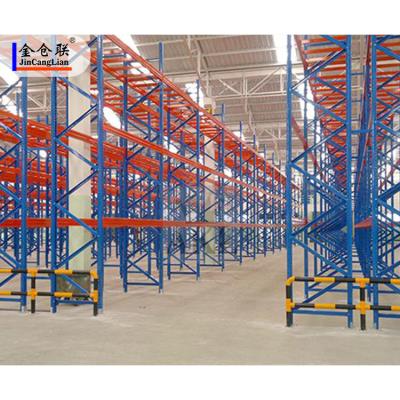 China Longspan Corrosion Protection Shelving Industrial Wire Mesh Deck Teardrop Pallet High Bay Shelf Rack for sale