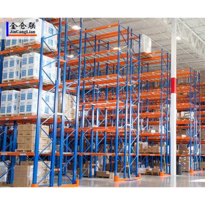 China Heavy Duty Corrosion Protection Rack System Warehouse Pallet Drill Storage Plug Stacking Rack Pallet Rack for sale