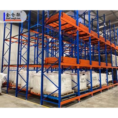 China High Quality Corrosion Protection Smart Warehouse Shelves First In Last Out Push Back Racking Pallet Rack for sale