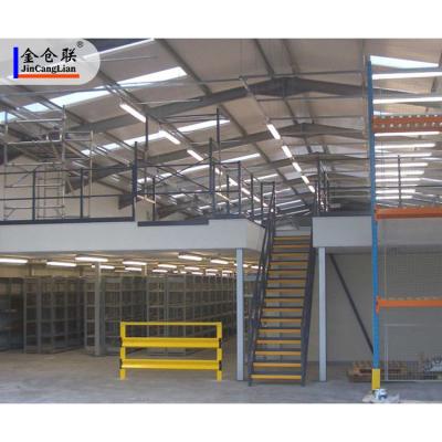 China Corrosion Protection Warehouse Stacking Racks Shelves Mezzanine Floor Shelving Rack For Warehouse Storage for sale