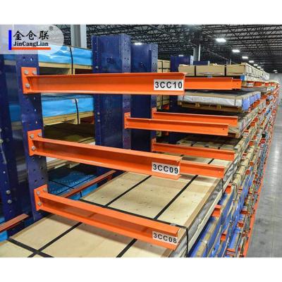 China Corrosion Protection Mezzanine Storage Rack System Bubble Film And Cardboard Box Cantilever Rack For Industrial for sale