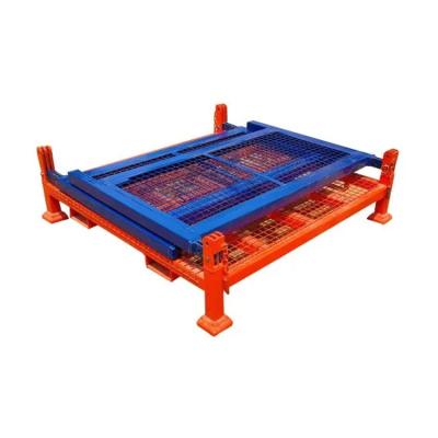 China Factory Wholesale Square Corrosion Protection Metal Shelves Foldable Tire Garage Stacking Rack for sale