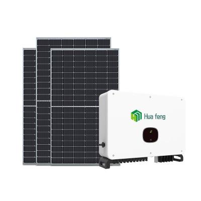 China Home Photovoltaic Complete Monocrystalline Systems Complete Solar PV Systems 100kw On Grid Solar System for sale