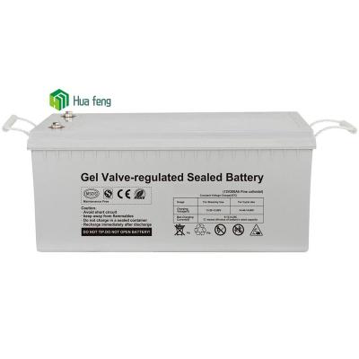 China Solar home appliances CE certificate batteries 12v 250ah lead carbon battery battery with good price for sale