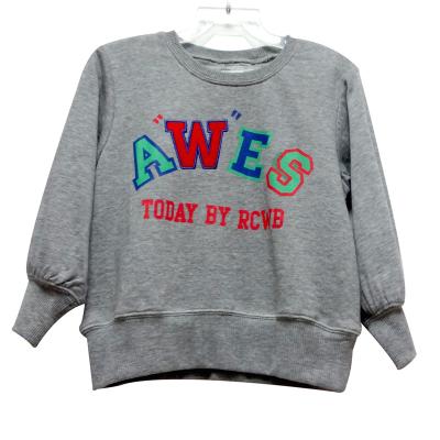 China High Quality Customized Casual Long Sleeve Anti-pilling Knitted Cotton Sweater Custom Kids Sweatshirt for sale