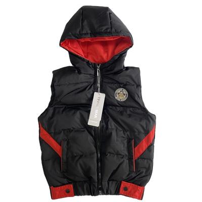 China Wholesale Hot Sale Anti-Wrinkle Kids Stripper Jacket Kids Winter Vest Boys Jack Stripper Winter Kids Zipper Coat Duck Filling Down Vest for sale