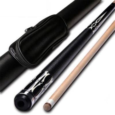 China High-quality Tacos De Sinuca Center Cue Joint Carbon Taco De Billar Custom Modern Handmade Maple Wood Billiard Cue for sale