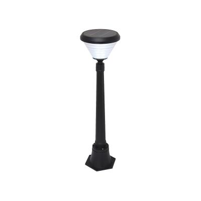 China Garden Long Life 6v 3.5w Black Round Tapered Rod Street Outdoor Led Solar Powered Garden Light for sale