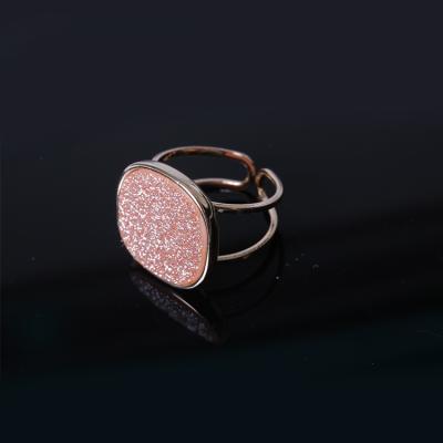 China Other V&R Jewelry Bijoux Gold Color Fashion Rose Burst Paper Cuff Ring for sale