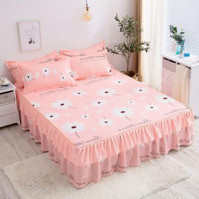 China Widely Used Quilted Bed Cover Colorful Personalized Cozy Bed Cover Skirt for sale