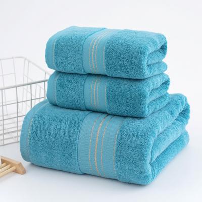 Cina Comfortable Eco-friendly Cotton Towel Set Baby 100% Cotton Towel Bath from China in vendita