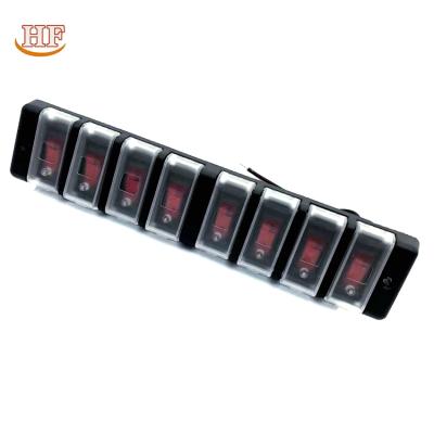 China Yes 8 BANDS Inverter Panel LED Light With Inner Circuit Breaker 12V Waterproof for sale