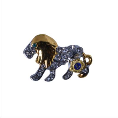 China ALLOY 20386-2 Alloy Jewelry Fashion Lion Brooch Designer Brooch Stylish Mens Wear Latest Retro for sale