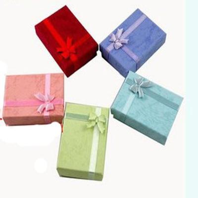 China 003 5*8cm Necklace Earrings Jewelry Box Plastic Cardboard Box for sale