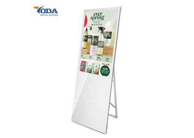 China 49Inch draagbare LCD Digitale Signage Vertoning met de Aanraking van IRL voor Reisbureau Te koop