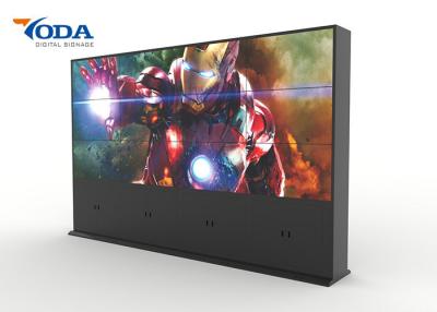 China Tempered Glass Video Wall Display  LCD With Super Slim Bezel And Wide Screen Wall Display for sale