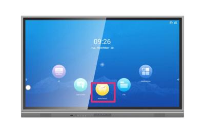 China Multimedia 500cd/m2 55in LCD Interactive Touch Screen 220W for sale