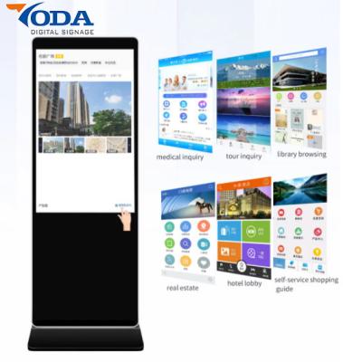 China señalización vertical de Digitaces de la pantalla táctil de la pulgada LED de la señalización 1920x1080 55 de 60000hours 8ms Digitaces en venta