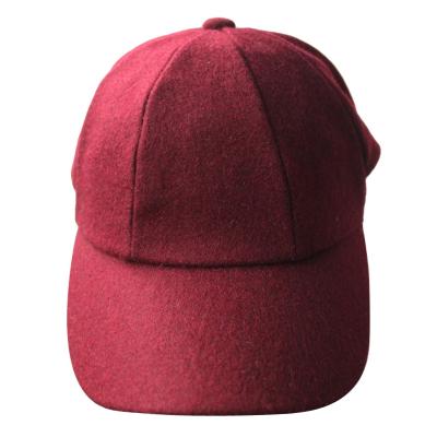 China 8 Panel 56cm Australian Baggy Cap Woolen Material pantone color for sale