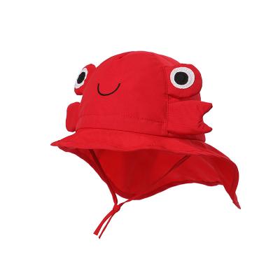 China SGS UV Protecting Childrens Bucket Hats With Neck Flap For Outdoor Activities for sale