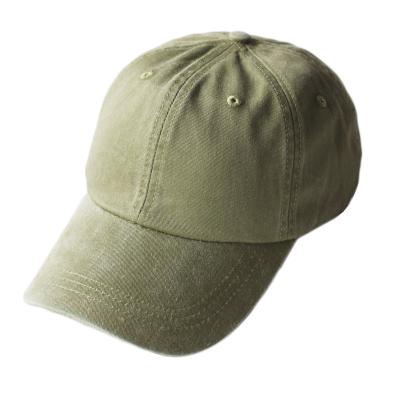 China 56cm 58cm Vintage Cotton Twill Baseball Cap Adjustable Dad Hat for sale