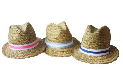 China OEM Natural Grass Straw Sun Hats 56cm Womens Straw Lifeguard Hat for sale