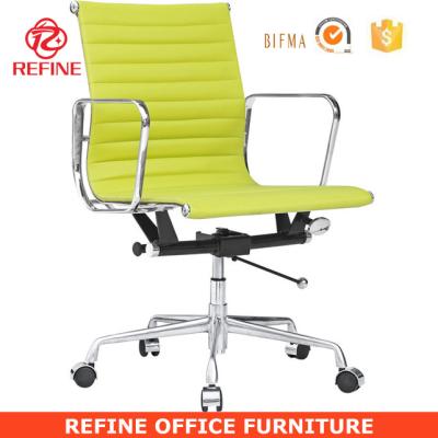 China (Size) adjustable modern green leather mid aftermarket chairs executive ea117 RF-S072G for sale