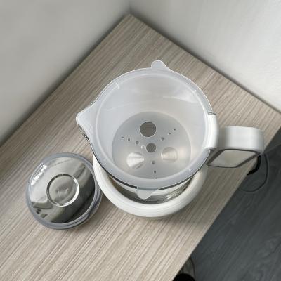 China 360 Degree Rotation Base Tea Maker Set - Electric Kettles Double Glass With Keep Warm Tea Tray for sale