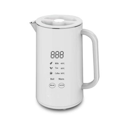 China 360 Degree Rotating Stainless Steel Base Hot Water Portable Electric Kettle With Touch Control Panel for sale