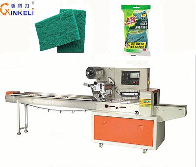 China China Products Good Reputation Kitchen Scourers Scouring Pad Flow Packing Machine for sale