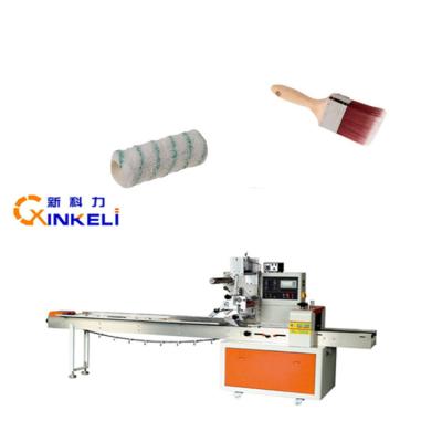 China Food Paint Roller Flow Packing Machine Foshan Manufacturer for sale