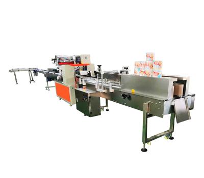 China KL-500TS Automatic Feeding CLOTHING Toilet Paper Roll Paper Packing Machine Single Factory Foshan for sale