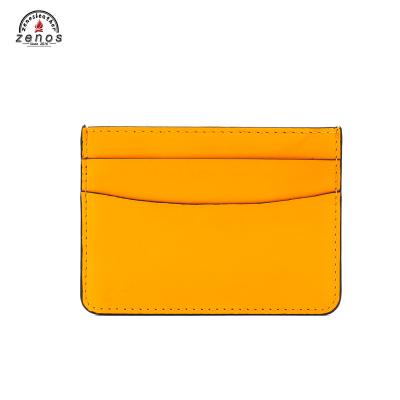 China Fashion high quality custom original credit card holder RFID genuine leather card holder for sale