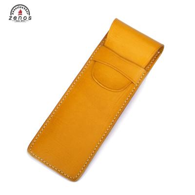 China Custom Luxury Leather Handmade Simple Pen Case Leather Gifts for Business Men PC071 for sale