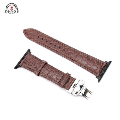 China Fashion Replacement Genuine Leather Slim Designed Watch Strap For Series 5/4/3/2/1, Men Lady Women iWatch Leather Band For Apple Watch 3 for sale