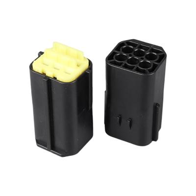 China Durable Popular Black Custom Pbt Automotive Power Connector 6pin 32060284 DJ7062-1.8-21/174262-2 820042 20363 31060360 for sale