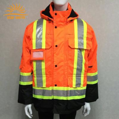 China Water Proof 2 Professionals In A Safety Reflective Work Enthusiast Jacket for sale