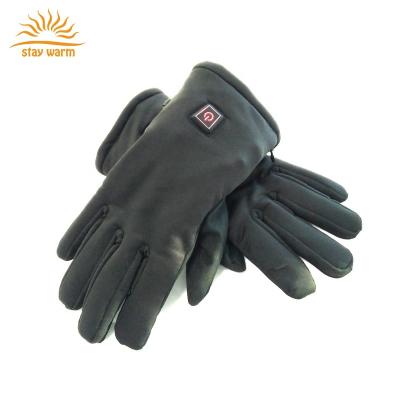 China Polyester / Fleece OEM ODM Rechargeable Lithium Battery Powered Heated Hunting Gloves For Winter for sale