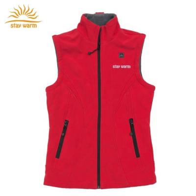 China Sustainable Custom Infrared Therapy Waterproof Electric Women's Battery Powered Heated Vest for sale