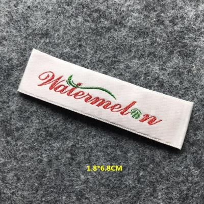 China Washable Custom Apparel Label Main Label Woven Label For Garment for sale