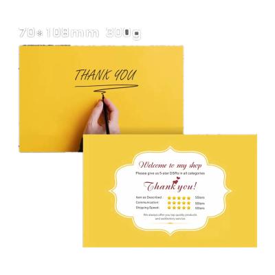 China All Explanatory Cards Business Greeting Card Custom With Logo Postcard Gift Thank You Cards for sale