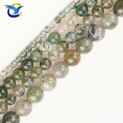 China DIY Fashional Polished Bead Round Smooth Gemstone Beads Round Crystal Energy Healing Natural Stone Bead Assortments for sale