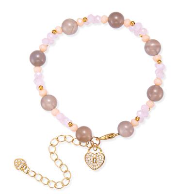 China CLASSIC Affordable Precious Gemstone Energy Bracelets For Women Tiny Stone Statement Charm Beaded Couples Bracelets for sale