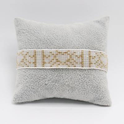 China CLASSIC High Quality Woven Gold Beaded Letter Bracelet Adjustable Handmade Delicate Seed Bead Women Bracelet for sale