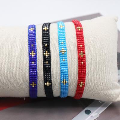 China CLASSIC Chakra Bead Tribal Bracelet For Women Men Charm Ethnic Crystal Beaded Hemp Bracelets Boho Bracelets for sale