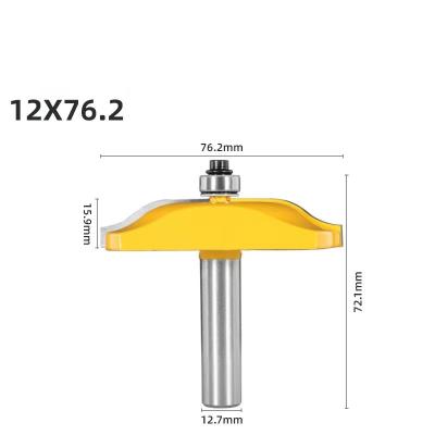 China Furniture 1pcs12mm Leg Roman Ogee Raised Panel Router Bit For Cabinet Door Woodworking Tools Tenon Milling Cutter for sale