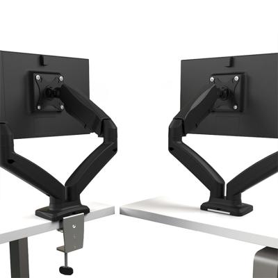 China FENGYI High Quality Plastic+Steel Monitor Arm LCD Monitor Stand VESA 75*75,100*100 For Dual 13-27 Inch Screen for sale